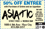 Special Coupon Offer for Asiatic Street Food + Noodle Bar